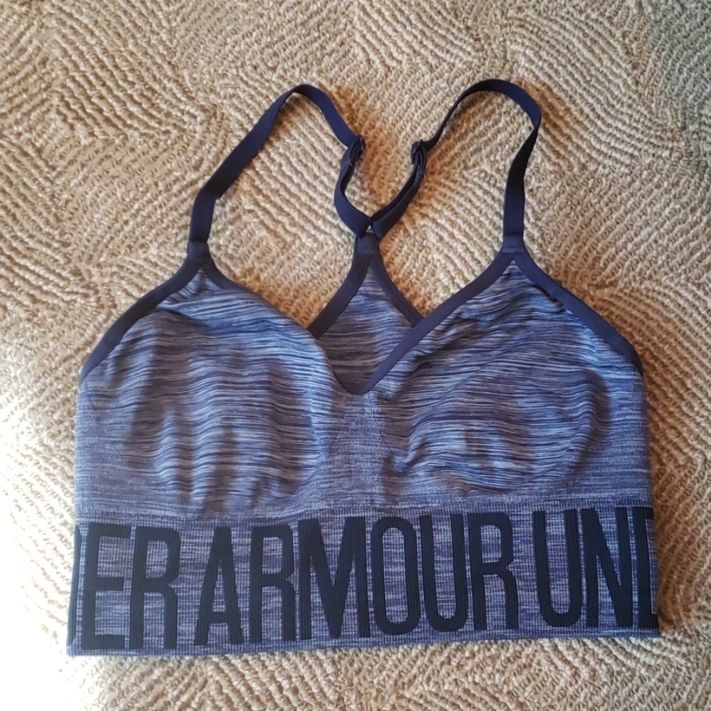 Grey Under Armour Sports Bra S